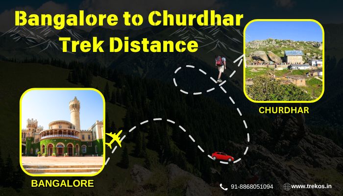 Bangalore to Churdhar Trek Distance