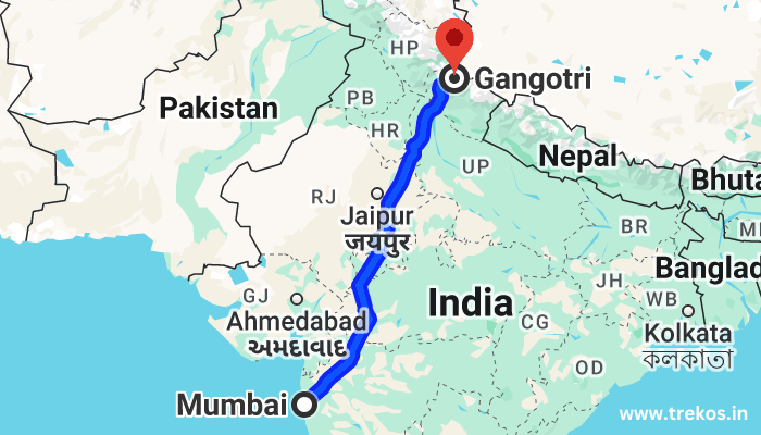Mumbai to Gomukh Tapovan Trek