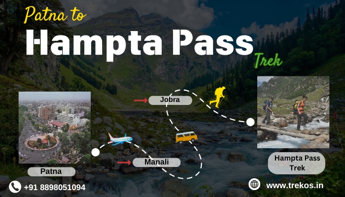 patna to hampta pass trek distance