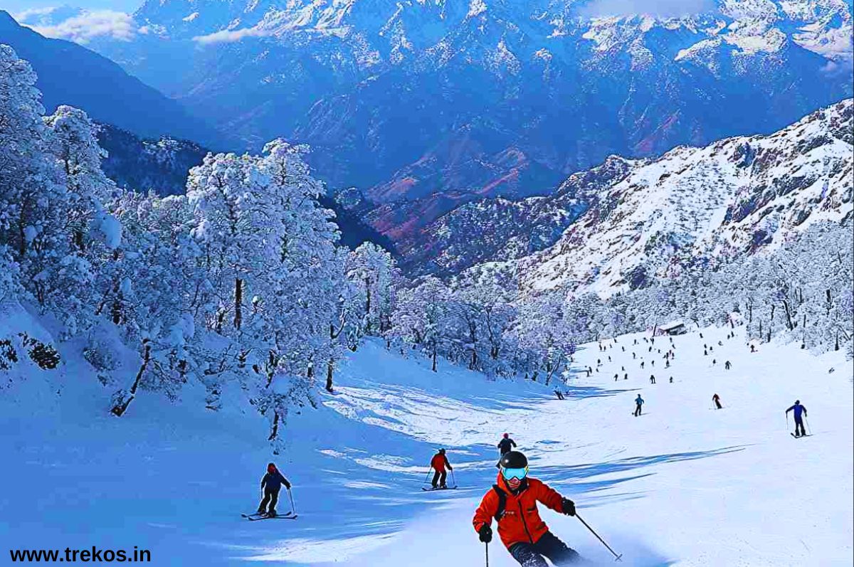 Chennai to Auli Trek Distance