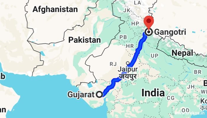 Gujarat to Gomukh tapovan trek