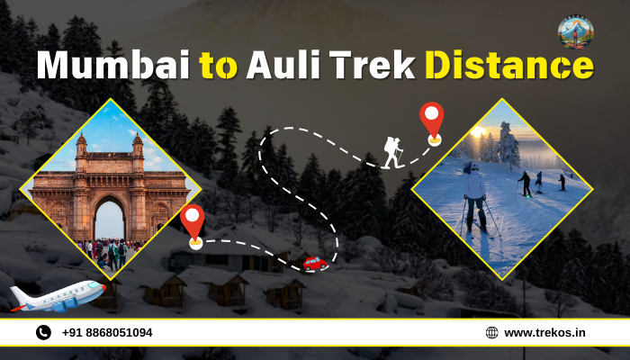 Mumbai to Auli Trek Distance