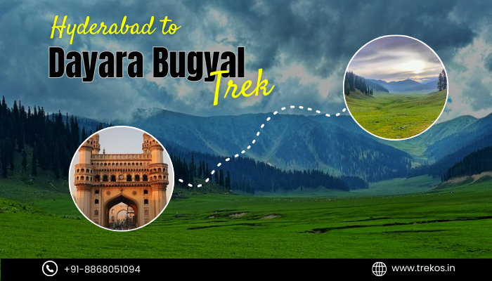 Hyderabad to dayara bugyal trek Distance