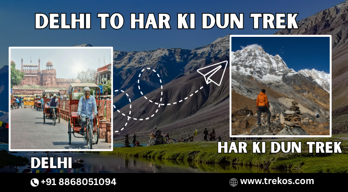 Delhi to Har Ki Dun Trek: beautiful valley